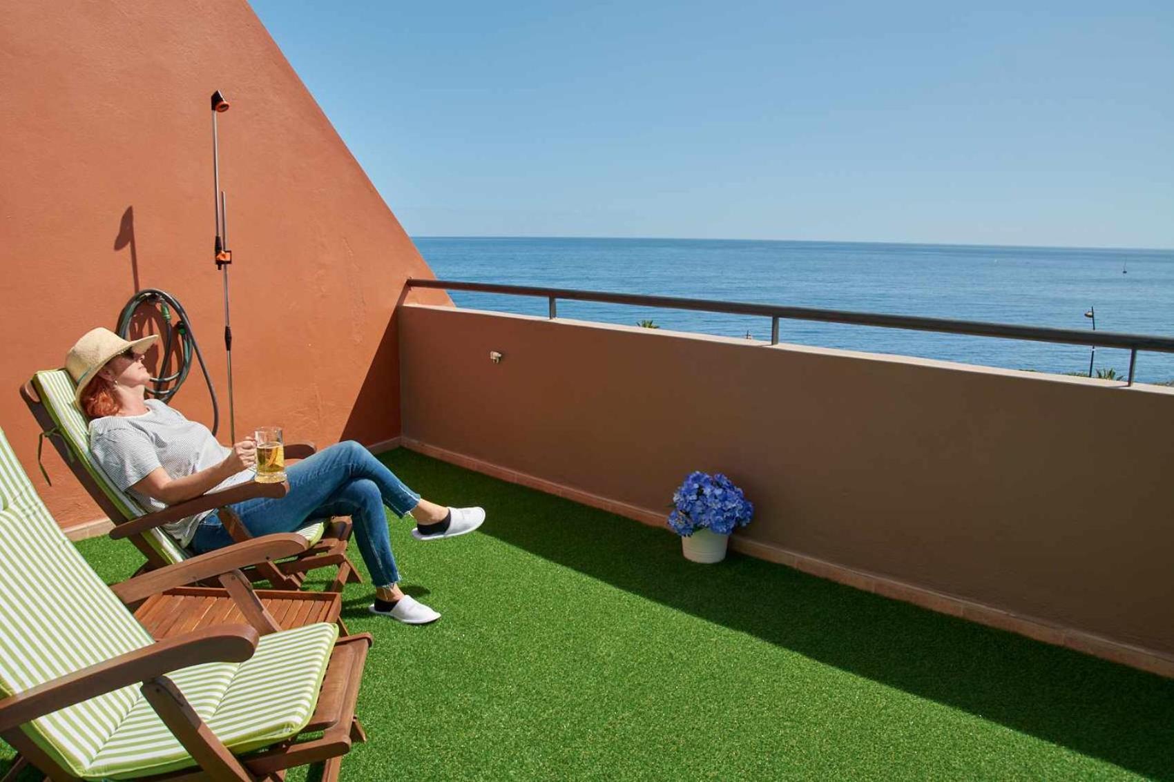 Bonita vivienda vacacional con vistas al mar playaWIFI Radazul Exterior foto